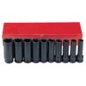 FORCE 4107 JUEGO 10 CUBOS DE IMPACTO LARGOS HEX. ESPIGA 1/2