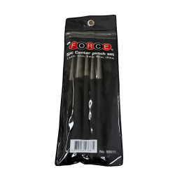 FORCE 50511 JUEGO 5 CENTROPUNTOS 2.5/10X185MM TARJETA CON BL