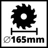 SIERRA CIRCULAR /165 MM  RECARGABLE 18V + 1  BATERIA