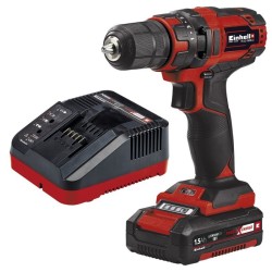 TALADRO RECARGABLE 18V   DE ROTACION 3/8" + 2 BATERIAS
