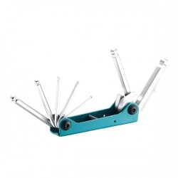FORCE 5072FS 7 LLAVES ALLEN PLEGABLES EN SOPORTE DE METAL 3/
