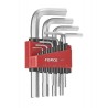 FORCE 5093 JUEGO 9 LLAVES ALLEN CON ABRAZADERA, 1.5 A 10 MM