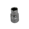 FORCE 52507 CUBO CROMADO CORTO 25MM 6 PUNTOS ESPIGA 1/4  7MM