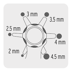 ALICATE SACABOCADO ESTRELLA REF. 17340