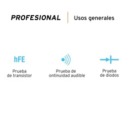 MULTIMETRO DIGITAL PROFESIONAL