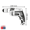 TALADRO DE ROTACION T/PESADO 3/8  0/2500 RPM REF: GBM10RE
