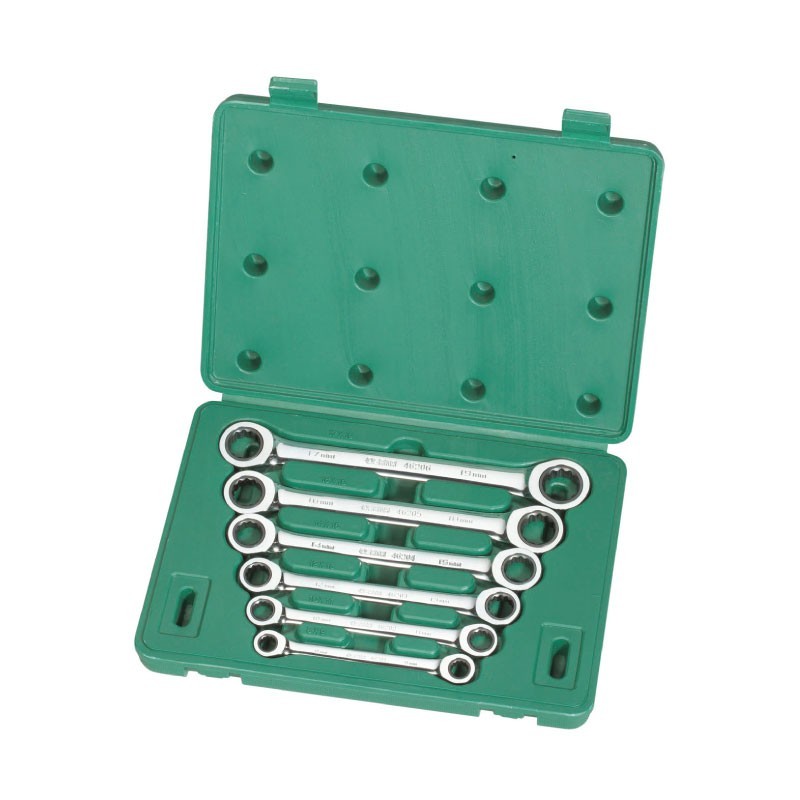 LLAVE ESTRELLA RACHET JGO X 6PZS DE 8A19MM REF. 09025