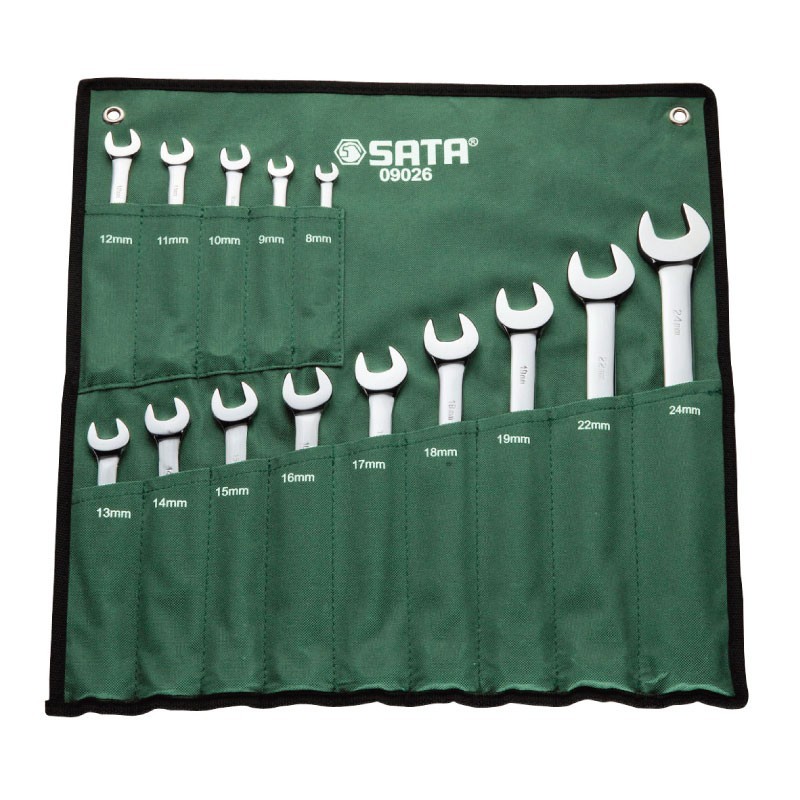 LLAVE COMBINADA JGO 14PZS 8MM A 24MM REF. ST09026SJ