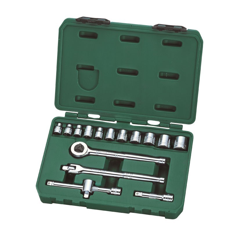 LLAVE COPA JGO PULG 16PZS 6PTAS CTE 3/8 DE 1/4 A 7/8