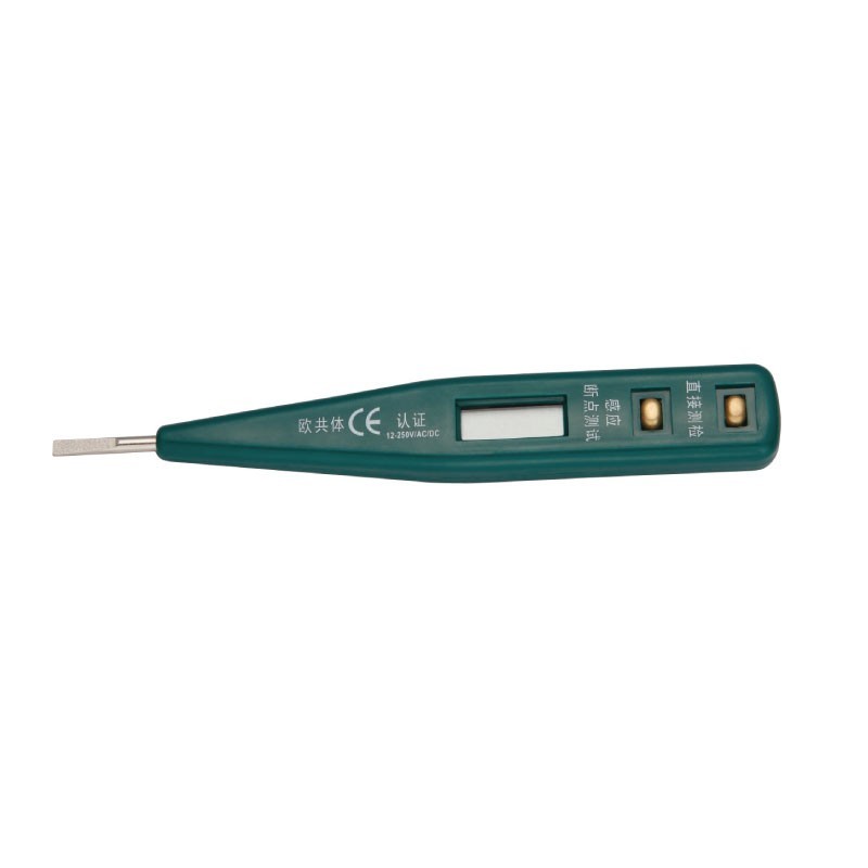 PROBADOR DE VOLTAJE TESTER DISPLAY DIGITAL REF. ST62601ST