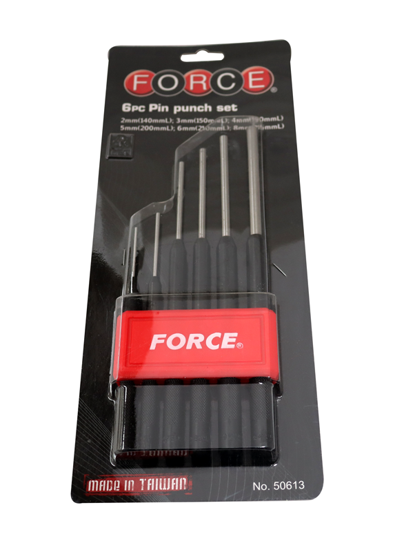FORCE 50613 JUEGO 6 PUNZONES BOTADORES 2/8MM