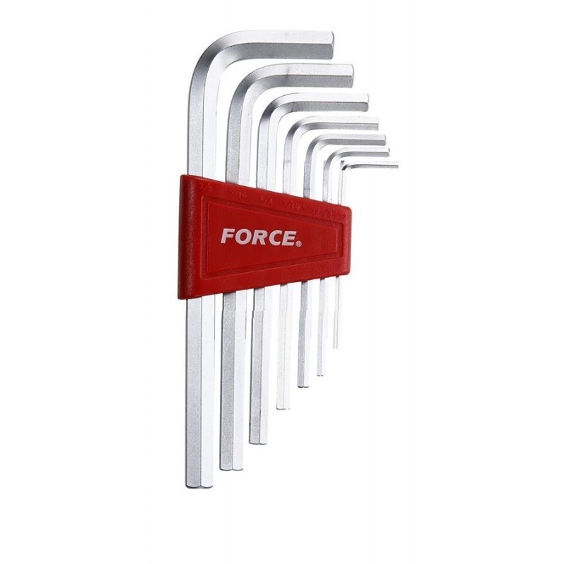 FORCE 5072 JUEGO DE 7 LLAVES ALLEN 2.5, 3, 4, 5, 6, 8, 10MM