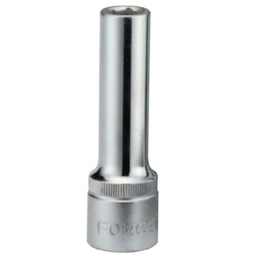 FORCE 5457712 CUBO CROMADO LARGO 77MM 6 PUNTOS ESPIGA 1/2 1