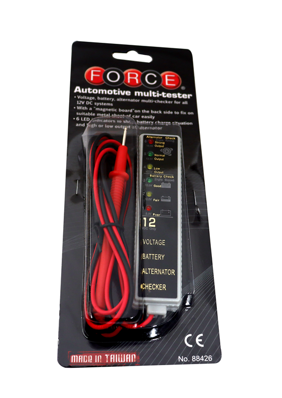 FORCE 88426 MULTI/PROBADOR AUTOMOTRIZ PARA TODOS LOS SISTEMA