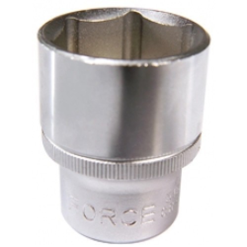 FORCE 54520 CUBO CROMADO CORTO 38MM 6 PUNTOS ESPIGA 1/2 20M