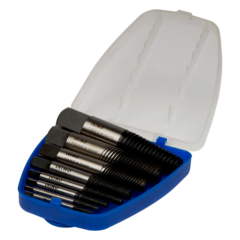 EXTRACTOR DE TORNILLOS T/ESPIRAL 8 PZS