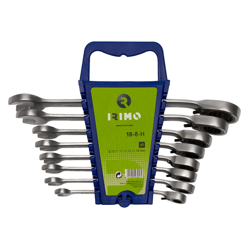 LLAVE COMBINADA RACHET JGO 8PZS REF. 18-8-H