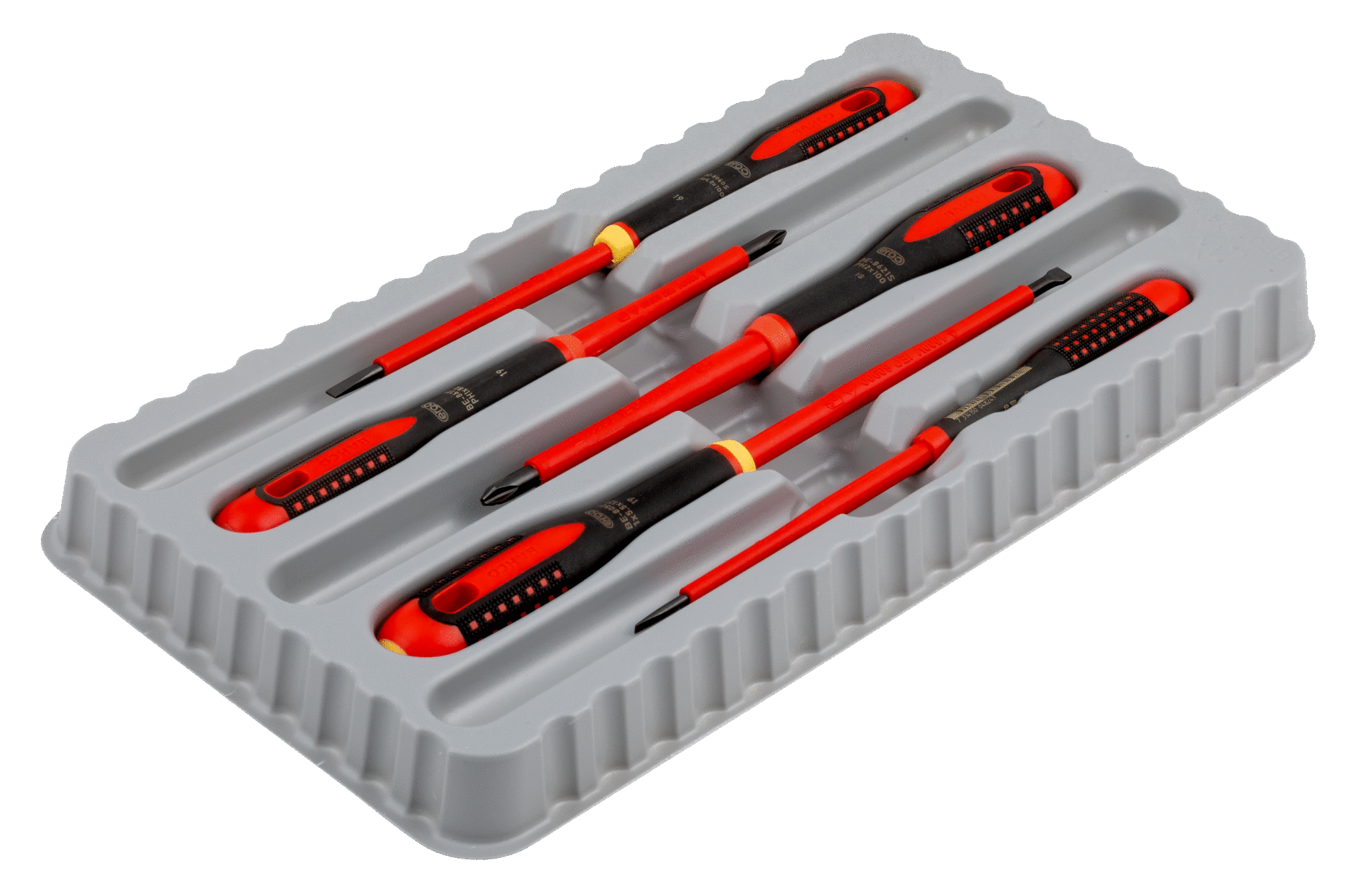 DESTORNILLADOR AISLADO 1000V JGO 5 PZS REF. BE-9881S