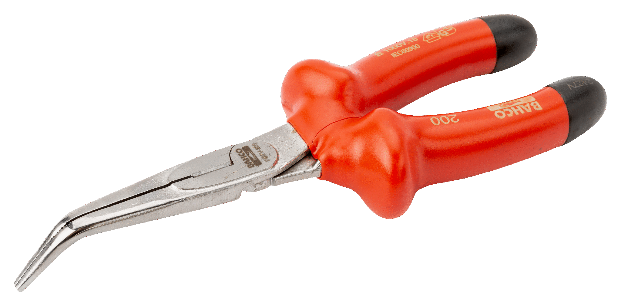 ALICATE DE PUNTA MEDIA CAÑA CURVA 8" AISLADO 1000VLT ESPAÑOL