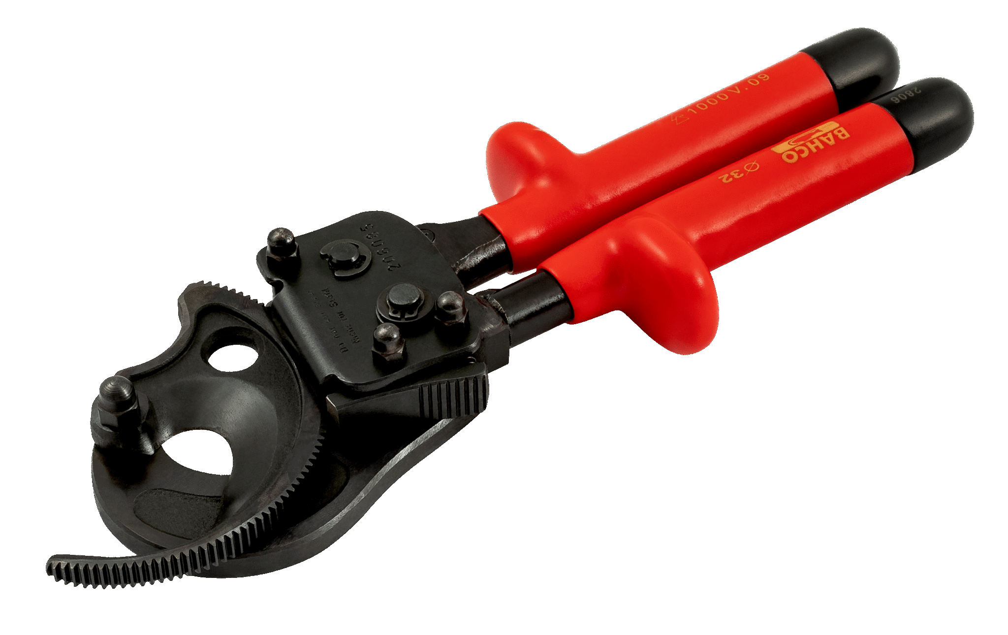 CIZALLA CORTACABLE COBRE Y ALUMINIO RACHET AISLADA 1000V