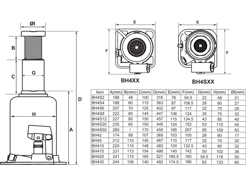 GATO BOTELLA BASE SOLDADA DE 10 TN USO INDUSTRIAL