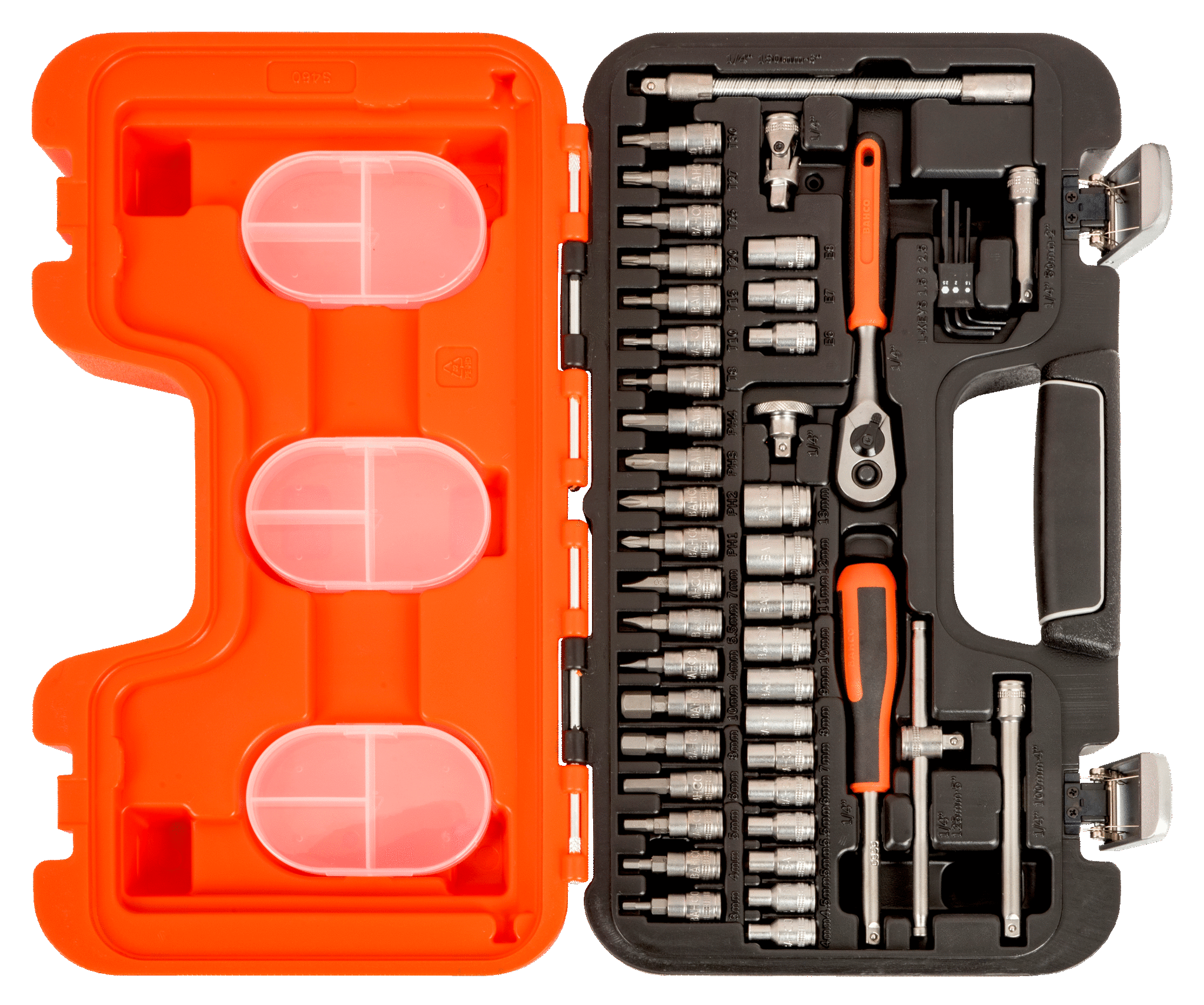 JUEGO DE COPAS MANDO DE 1/4 X 46 PZAS