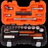 JUEGO DE COPAS MANDO DE 3/8 DE 1/4 A 3/8 33 PZAS MM