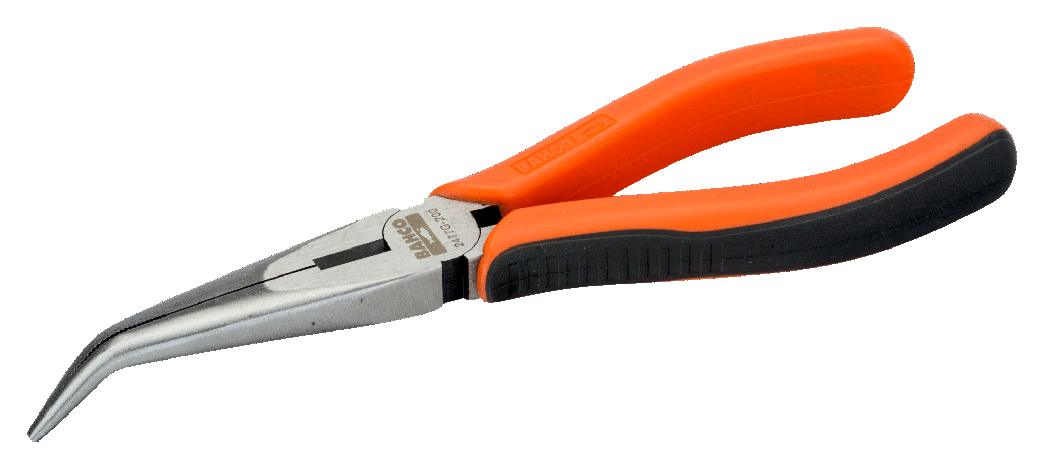 PINZA DE PUNTA MEDIA CAÑA CURVA 8"