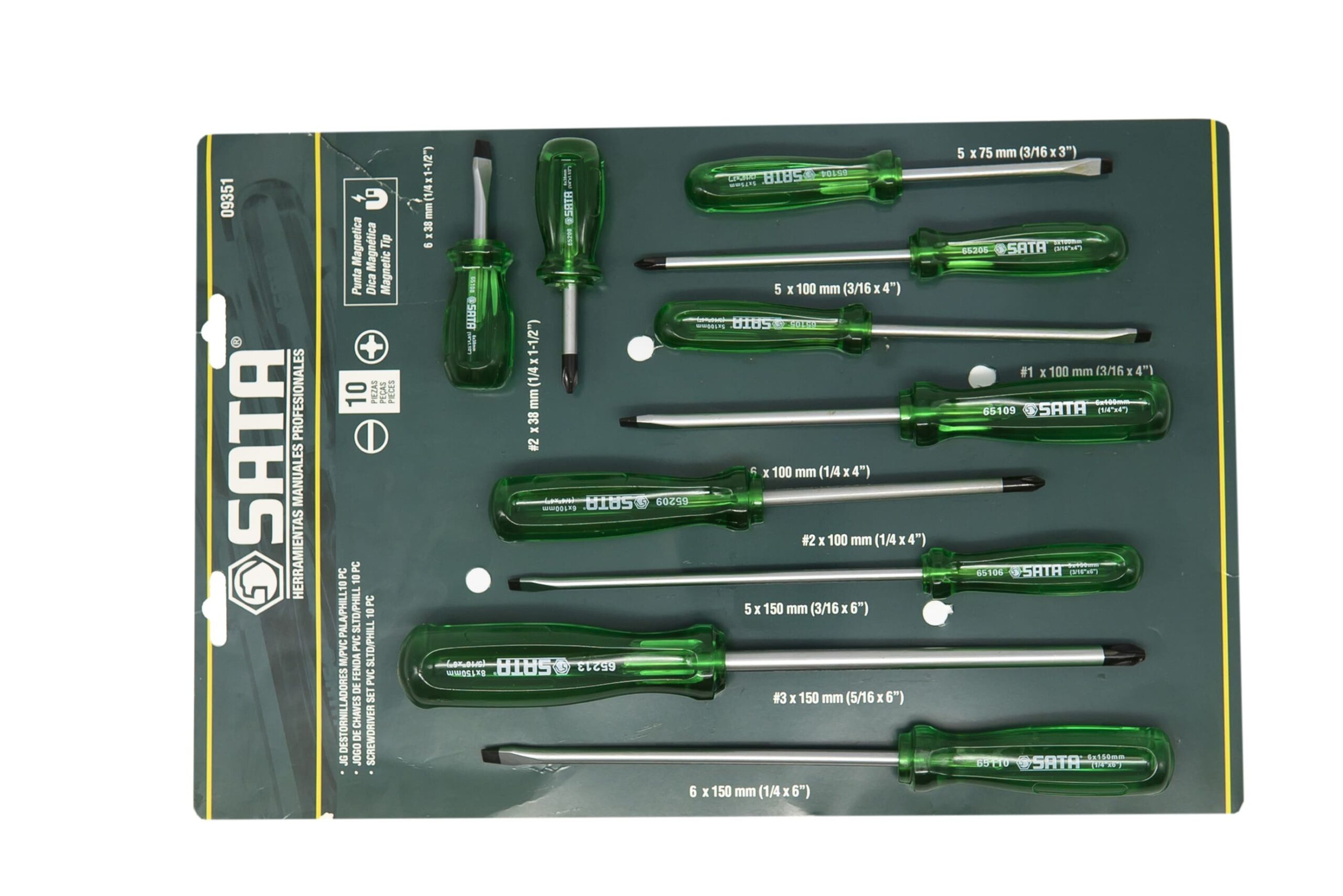 DESTORNILLADORES JGO X 10PZS REF. GL09351EM