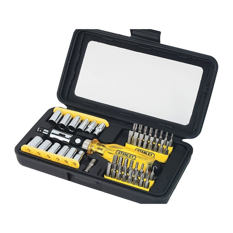 DESTORNILLADOR T/RACHET CTE 1/4 JGO 47 PZAS