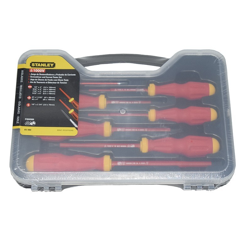 DESTORNILLADORES AISLADOS JGO 7 PZ. 1000 VT.