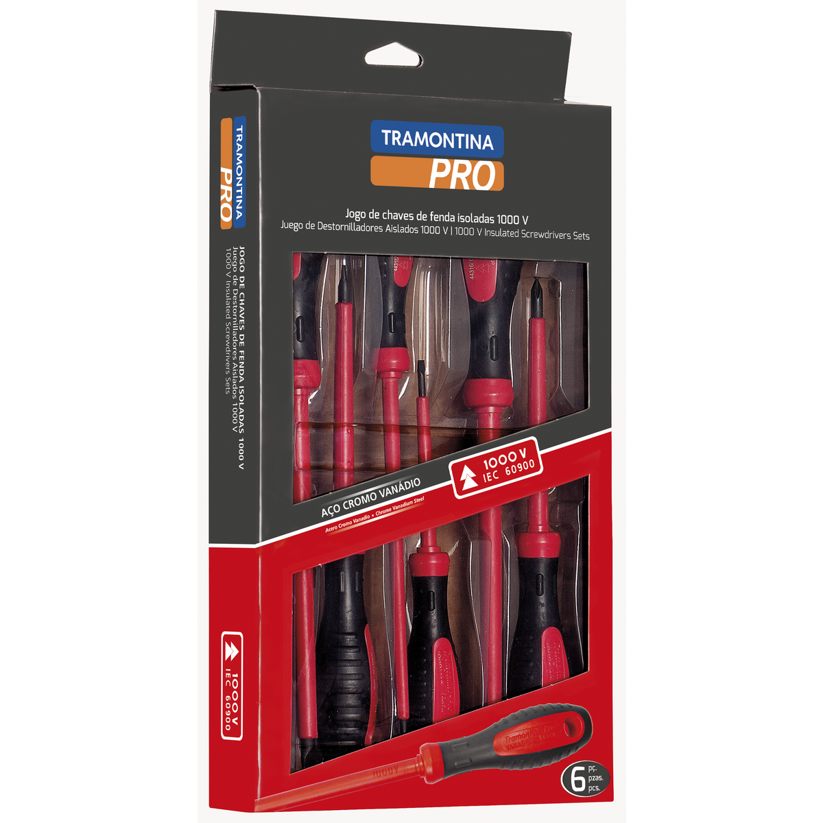 JGO. DESTORNILLADOR AISLADO 1000V X 6PZS REF. 44315406