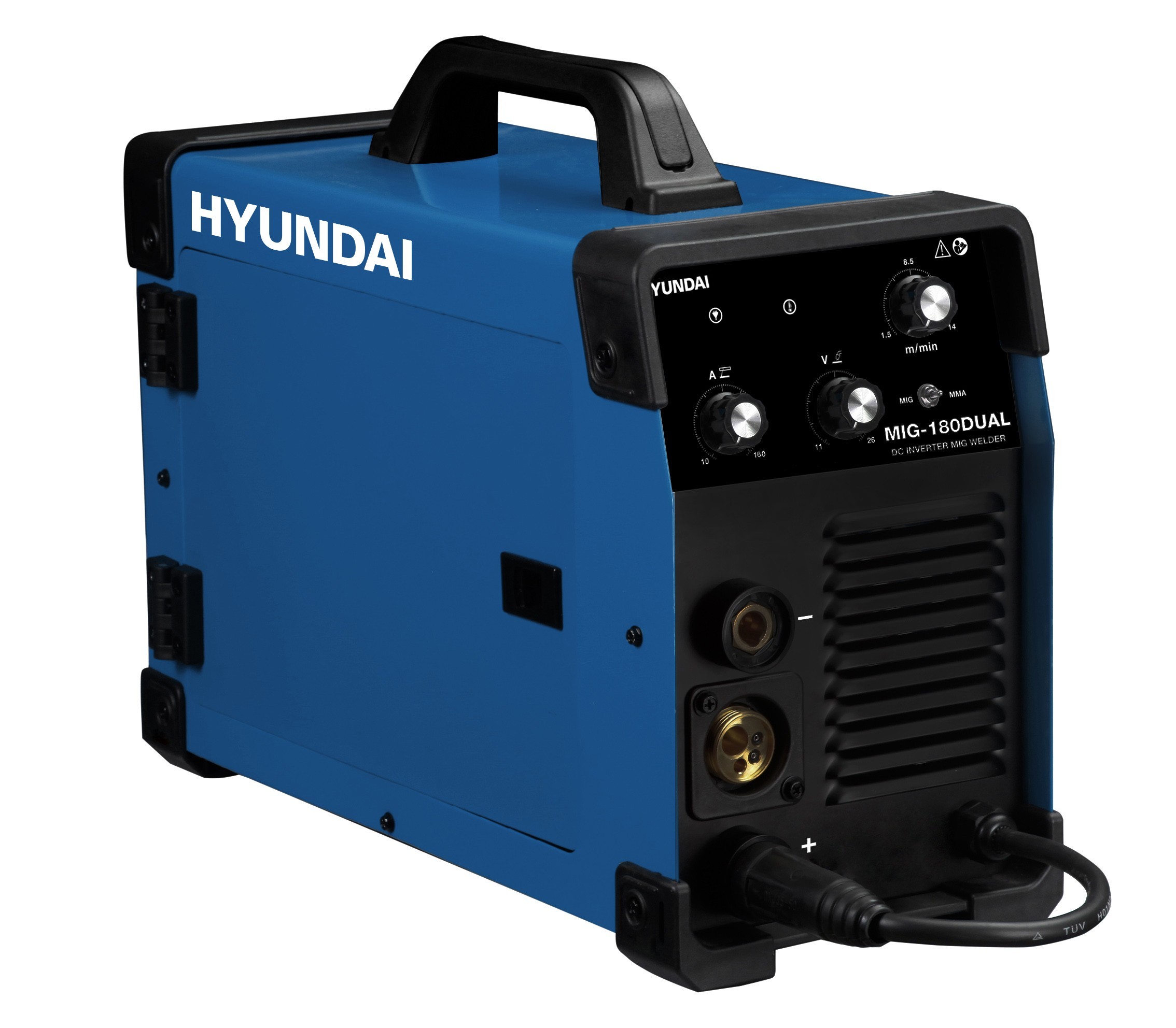 EQUIPO SOLDAR INVERSOR MULTIPROCESO MIG + ELECTRODO 180AMP 110/220V