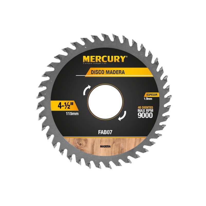 SIERRA CIRCULAR TUNGSTENO P.MADERA 7" X 40"