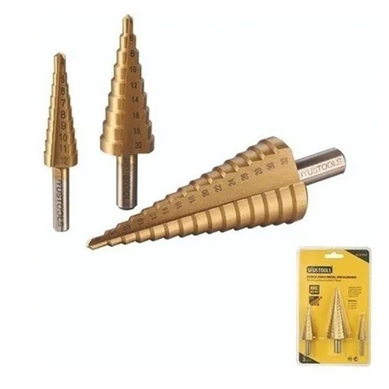 BROCA HSS ESCALONADA JGO 3 PZS REF. BCE3SU-P