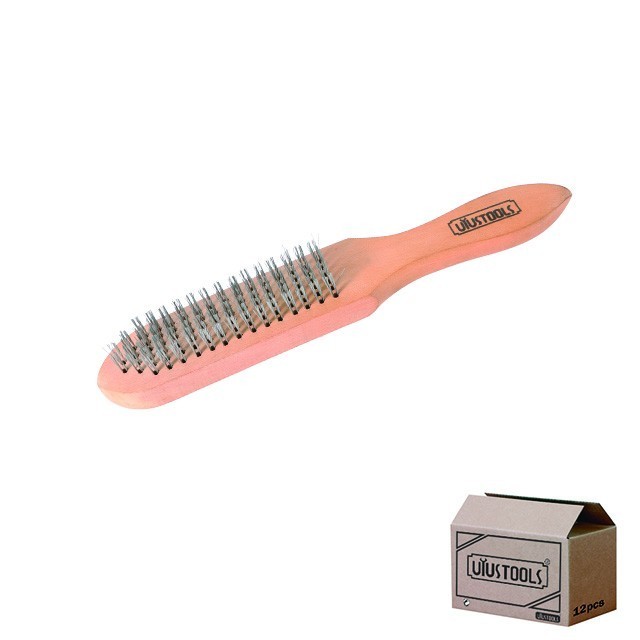 CEPILLO DE ACERO (GRATA DE MANO) 6 HILERAS