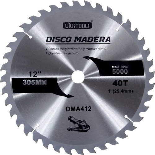 SIERRA CIRCULAR TUNGSTENO P.MADERA 12" X 40T