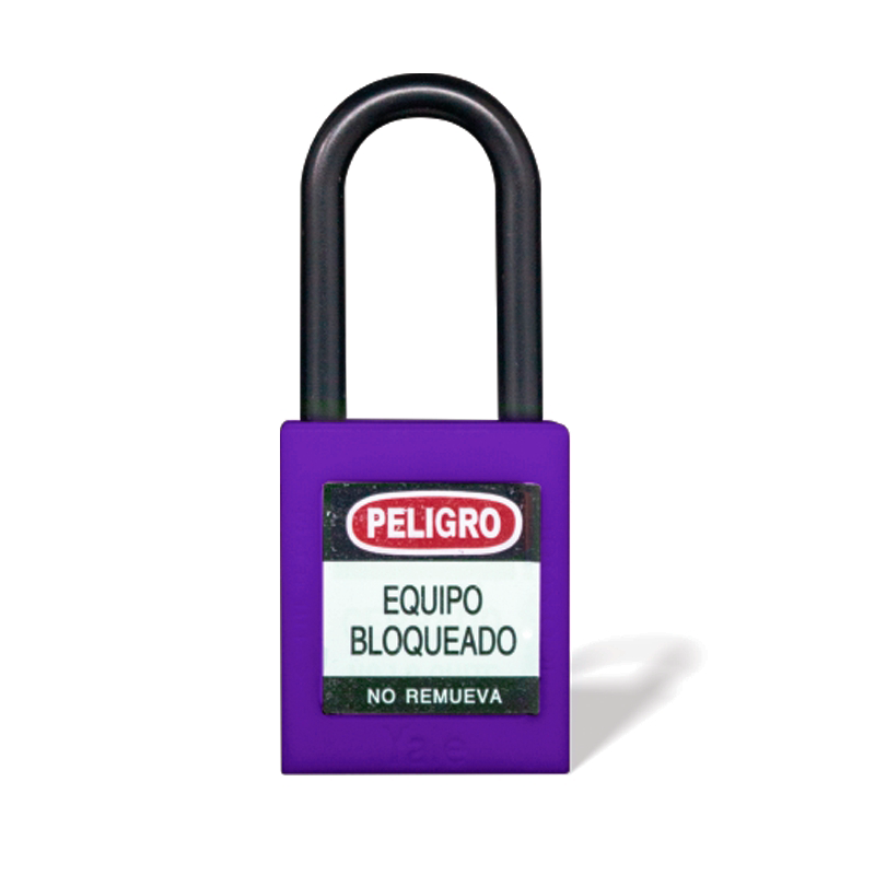 CANDADO DIELECTRICO ARCO NYLON CORTO 015 MORADO