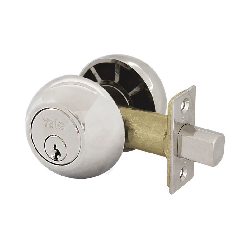 CERRADURA 014 SEGURIDAD AUXILIAR CROMADA MARIPOSA