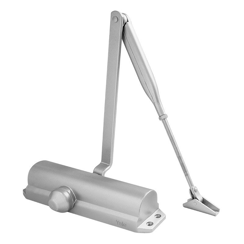 CIERRAPUERTA HIDRAULICO PLATEADO