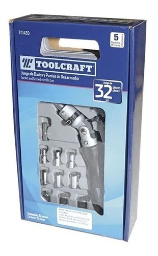 DESTORNILLADOR JGO X 32PZS PUNTAS Y COPAS REF. TC1430