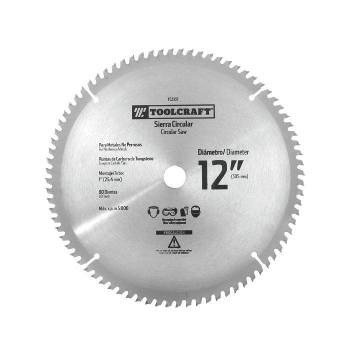 SIERRA CIRCULAR 12 X 1 X 100 DIENTES ALUMINIO REF. TC2338