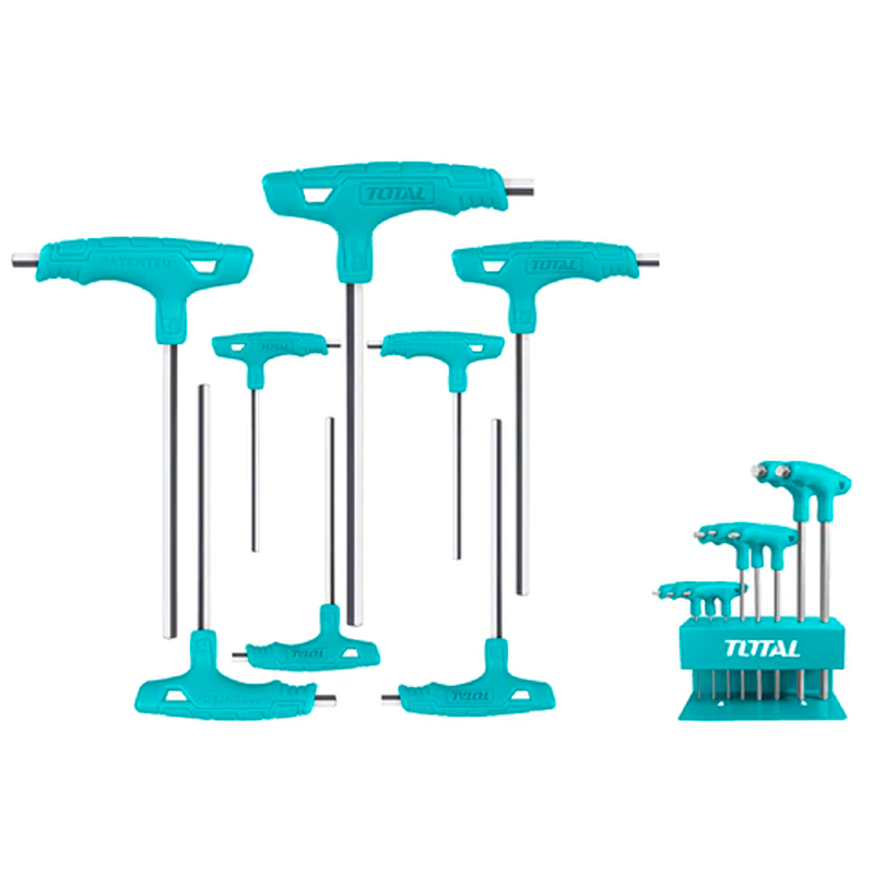 LLAVE BRISTOL MANGO EN T 2 MM A 10 MM 8 PIZ