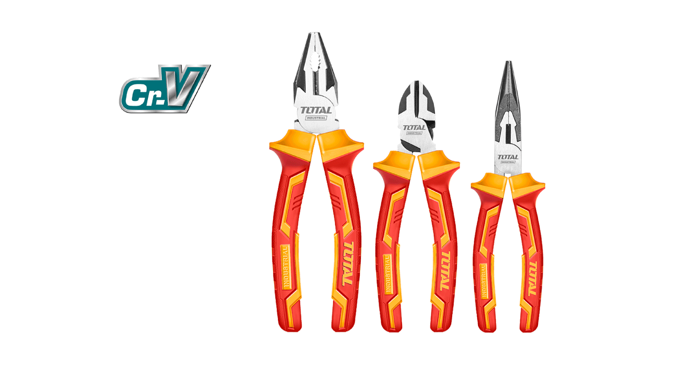 ALICATE AISLADO 1000 VOL CORTAFRIO Y PINZA 3 PCS INDUSTRIAL