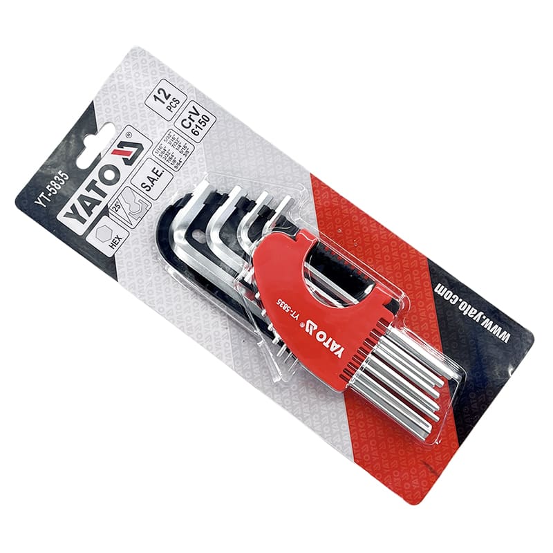 JUEGO DE LLAVES BRISTOL LARGAS  JUEGO DE LLAVES BRISTOL LARGAS X 12 PZS YATO