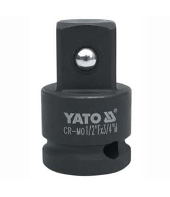 Adaptador de Impacto Profesional 1/2" (H) a 3/4" (M) YATO