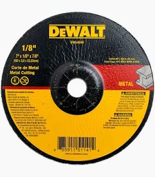 Disco de Corte para Metal DeWalt 7" x 1/8" x 7/8"
