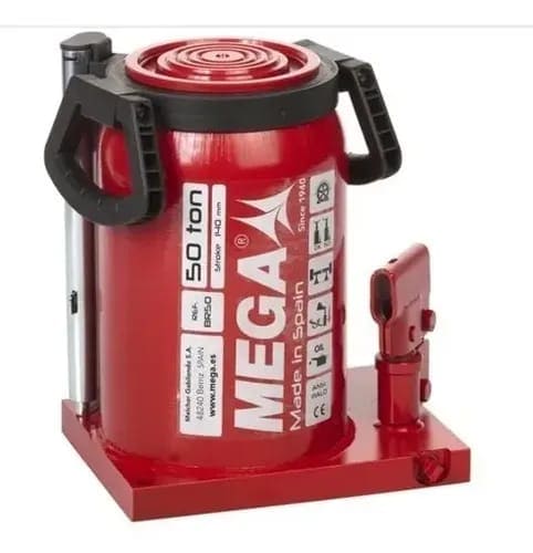 GATO HIDRÁULICO TIPO BOTELLA 50 TON MEGA