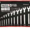 JGO DE LLAVES COMBINADAS 11 PZS (1/4" a 7/8") YATO