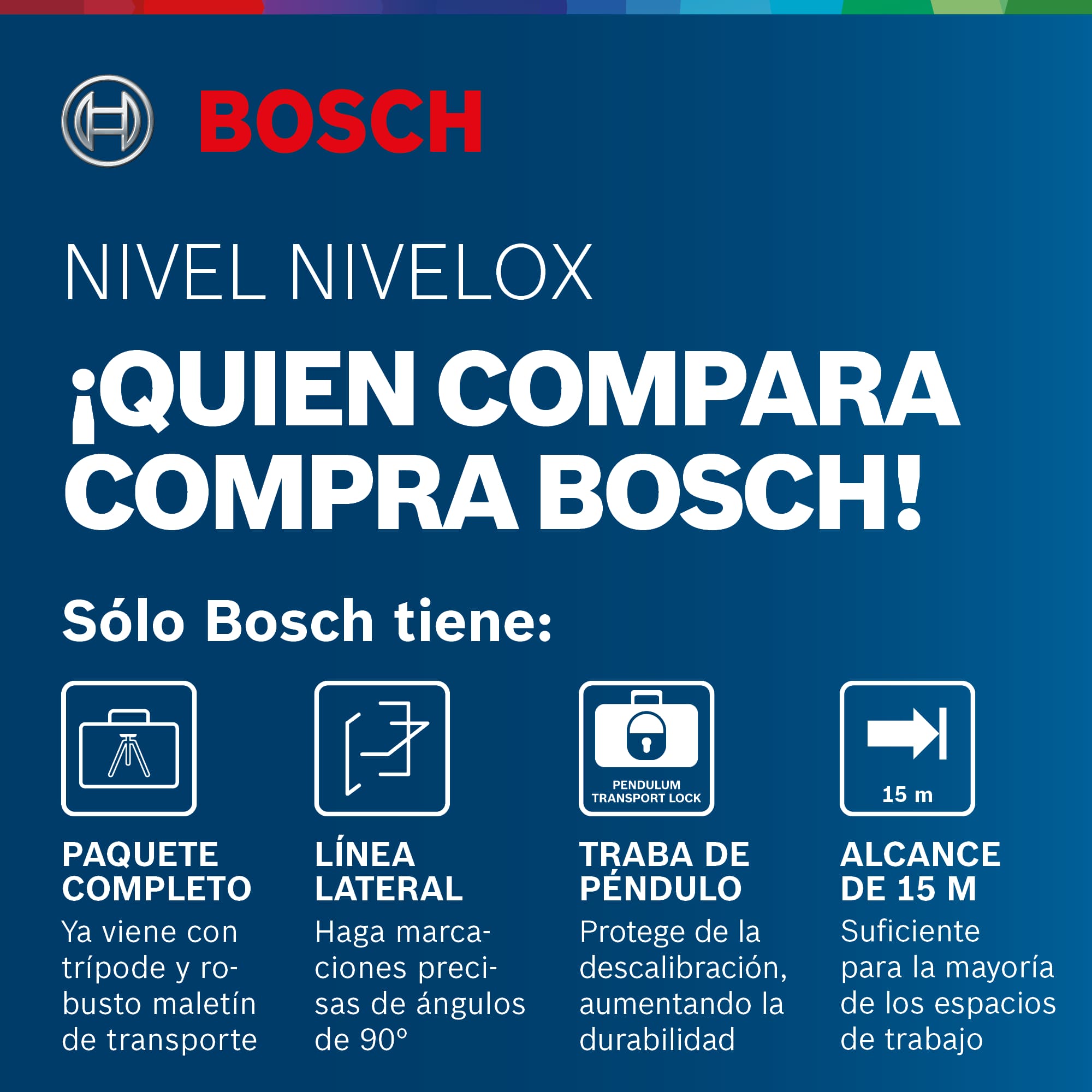 Nivel láser Bosch Nivelox Ferreteria Rhino